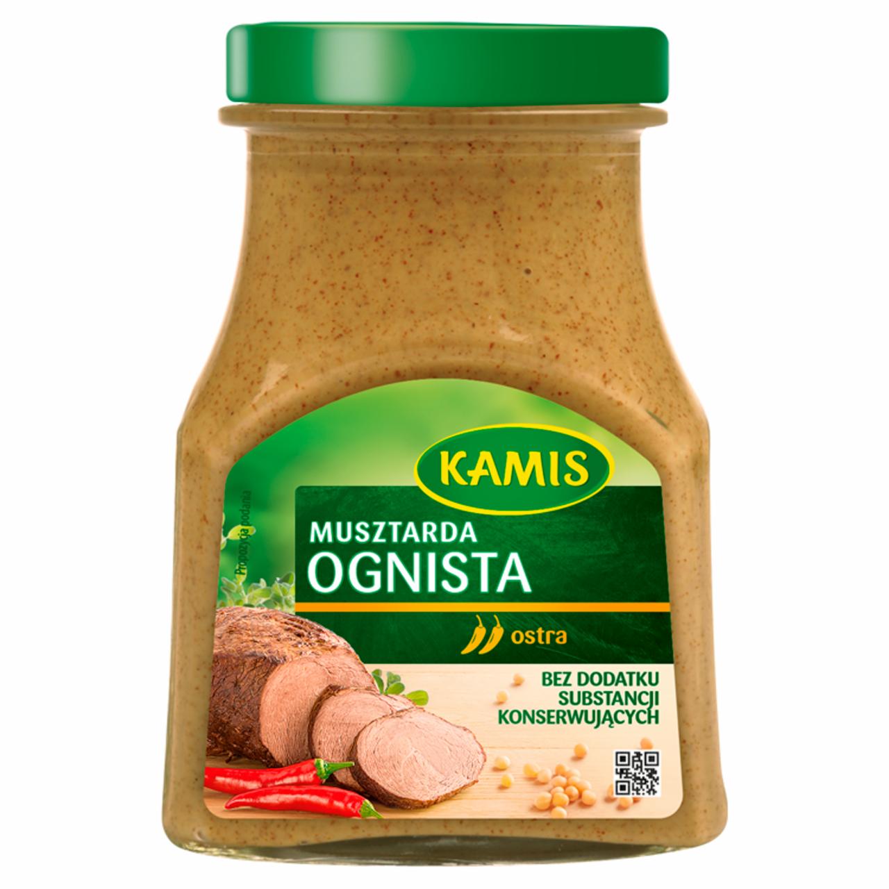 Zdjęcia - Kamis Musztarda ognista 185 g