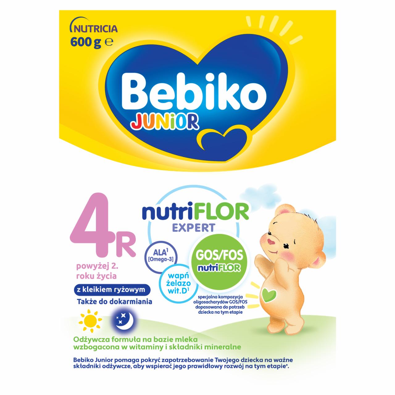 Zdjęcia - Bebiko Junior 4R Odżywcza formuła na bazie mleka dla małych dzieci powyżej 2. roku życia 600 g