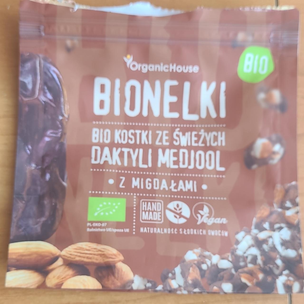 Zdjęcia - Bionelki bio kostki ze świeżych daktyli z migdałami Organic House