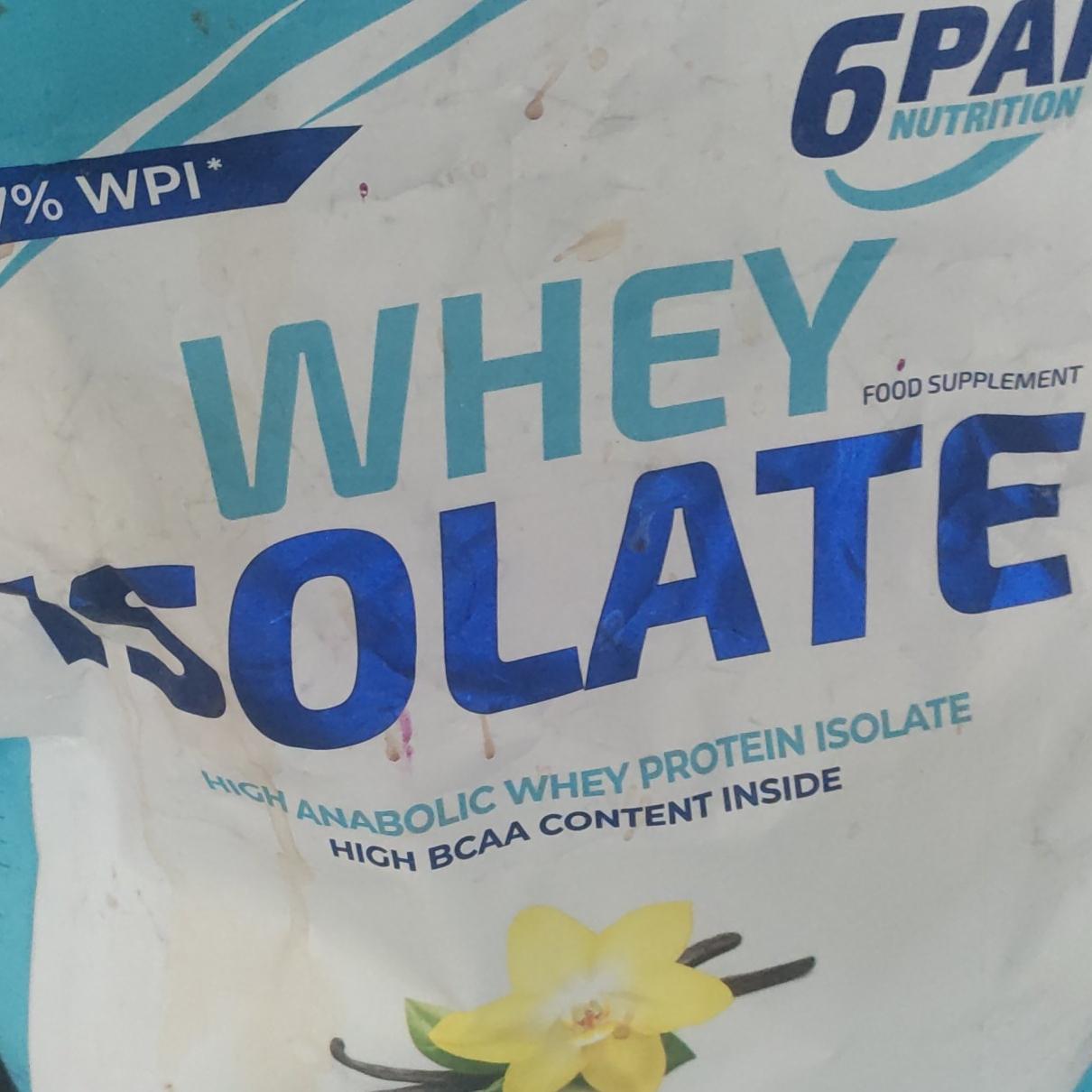 Zdjęcia - IZOLAT BIAŁKA SERWATKOWEGO WHEY ISOLATE 6PAK Nutrition