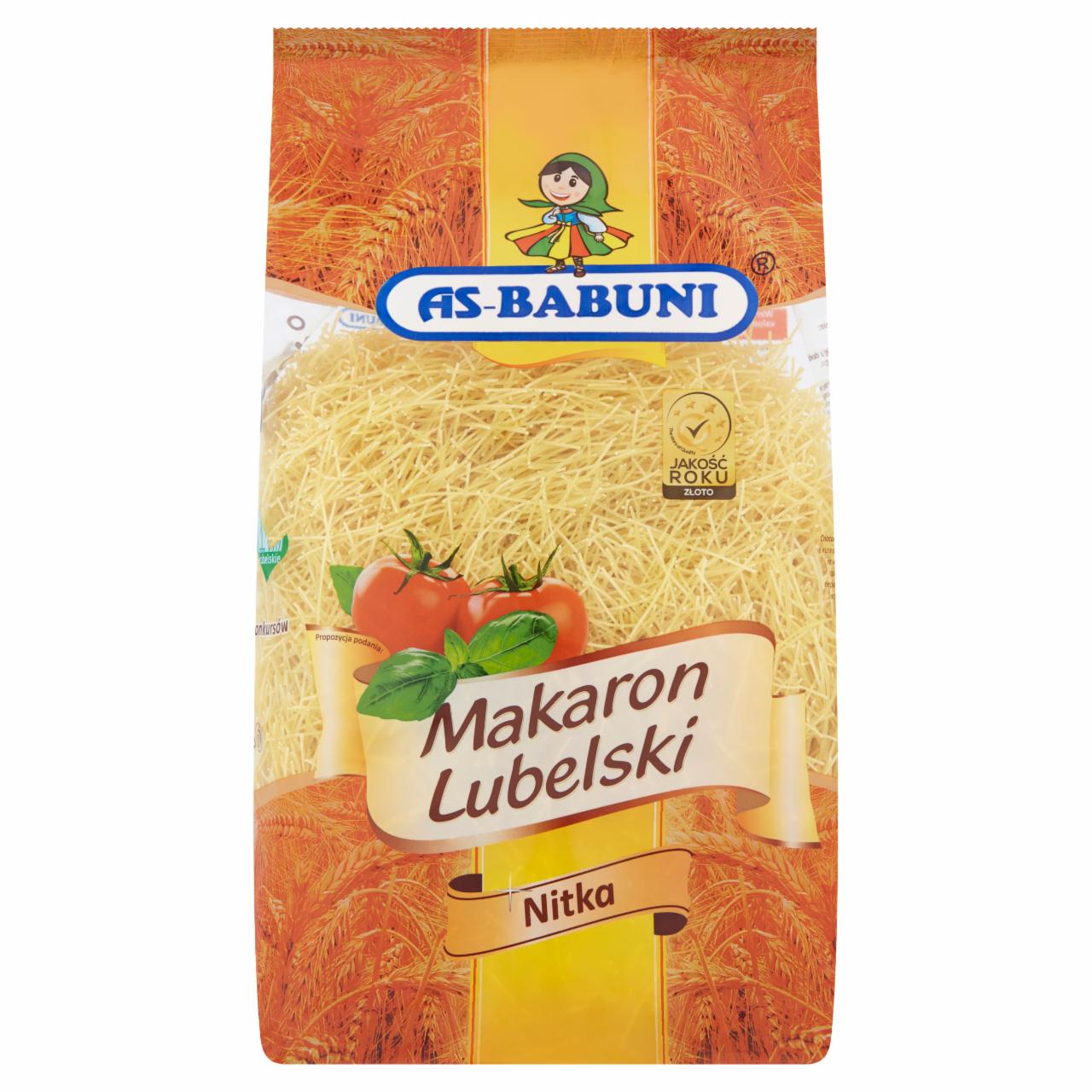 Zdjęcia - As-Babuni Makaron nitki 1 kg