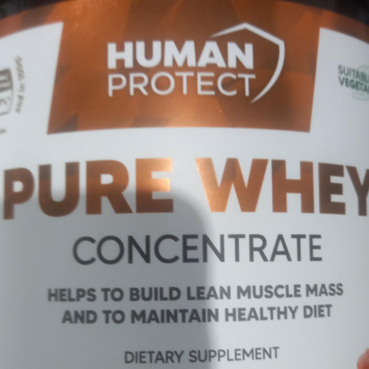 Zdjęcia - Pure whey concentrate Human Protect