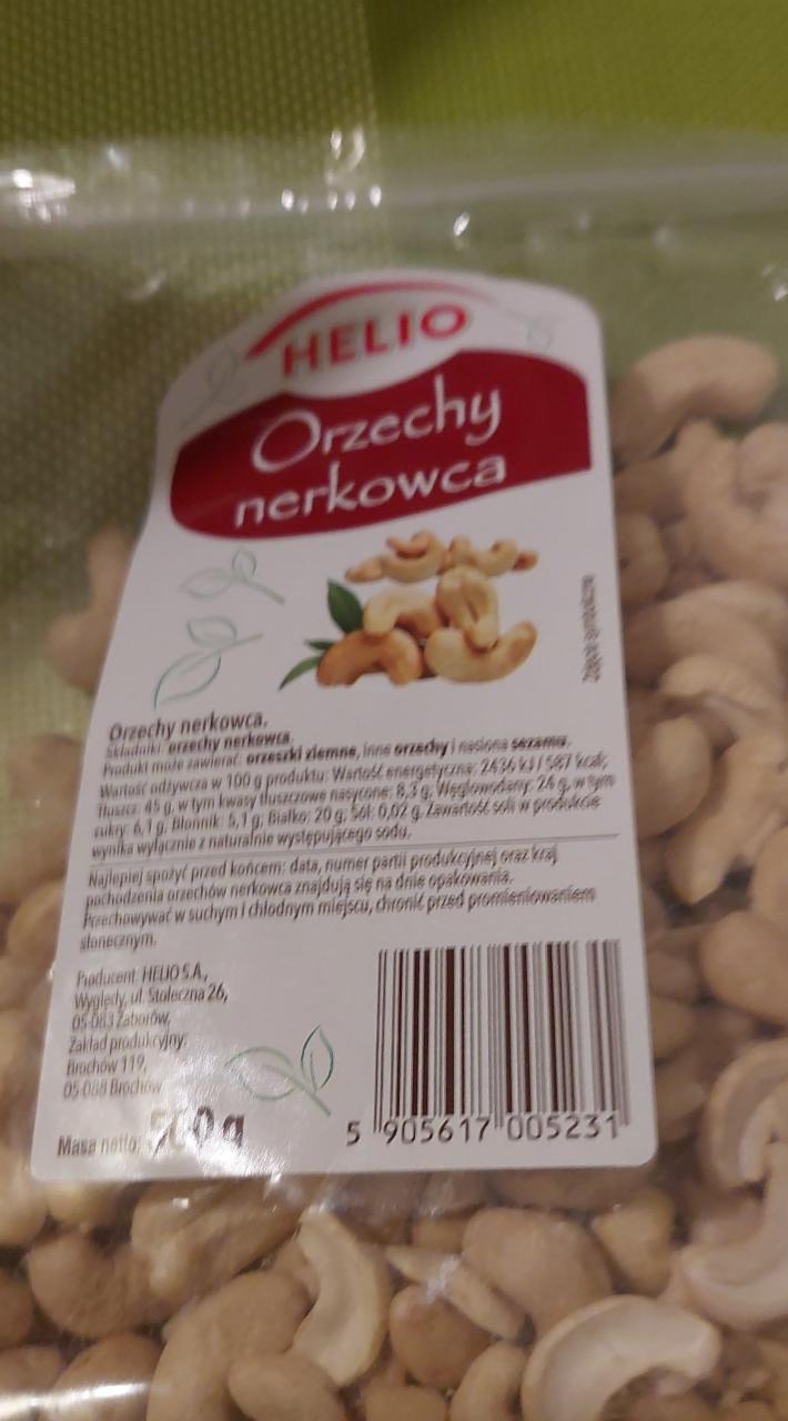 Zdjęcia - Orzechy nerkowca helio 500 g