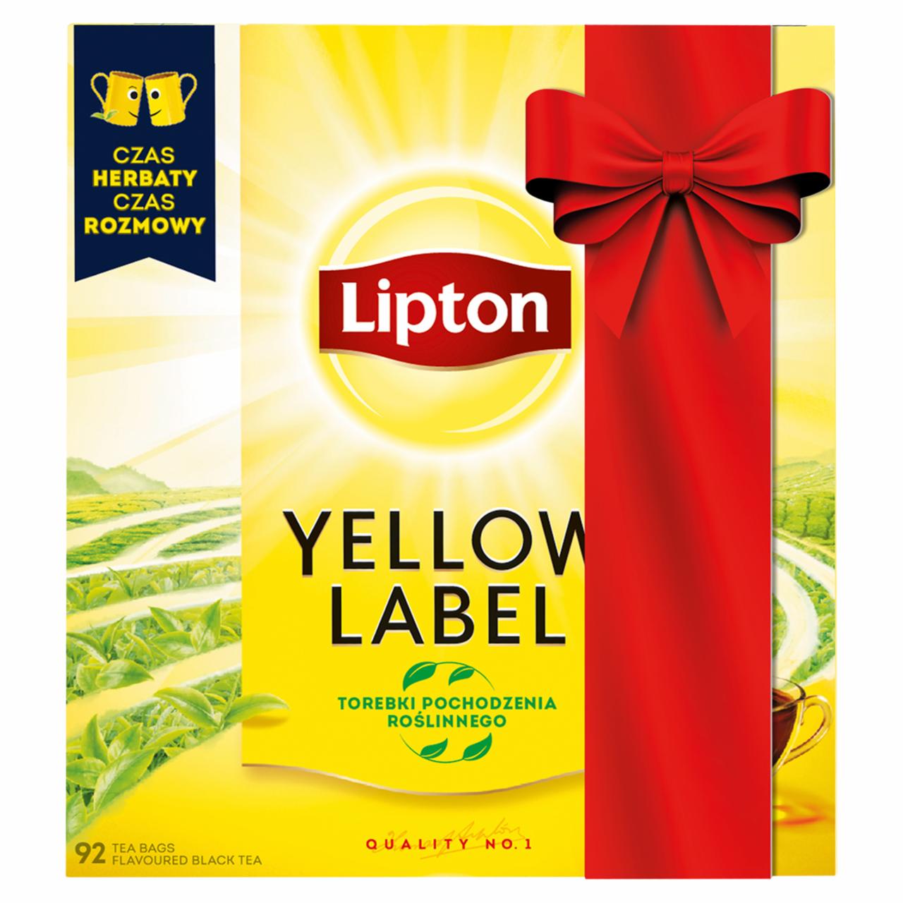 Zdjęcia - Lipton Zestaw herbat czarnych 184 g (92 torebki) i 138 g (92 torebki)