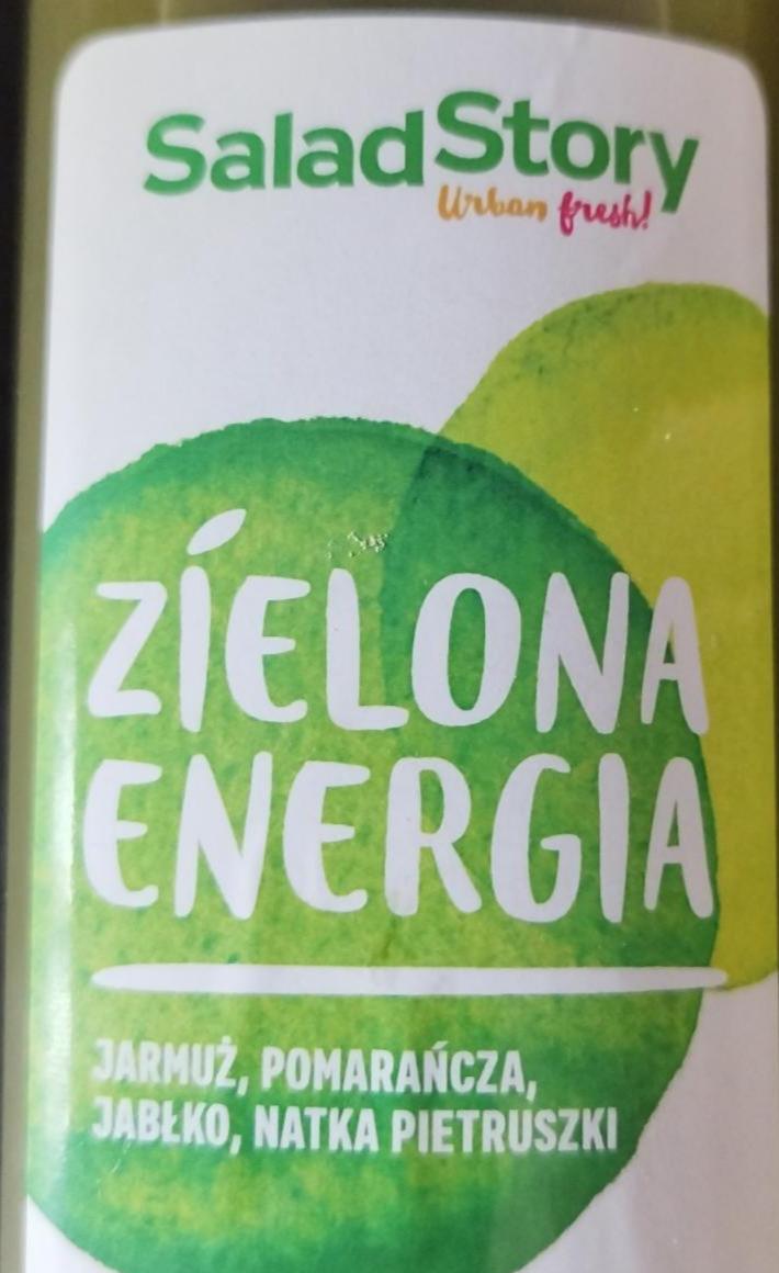 Zdjęcia - Zielona energia jarmuż pomarańcza jabłko natka pietruszki SaladStory