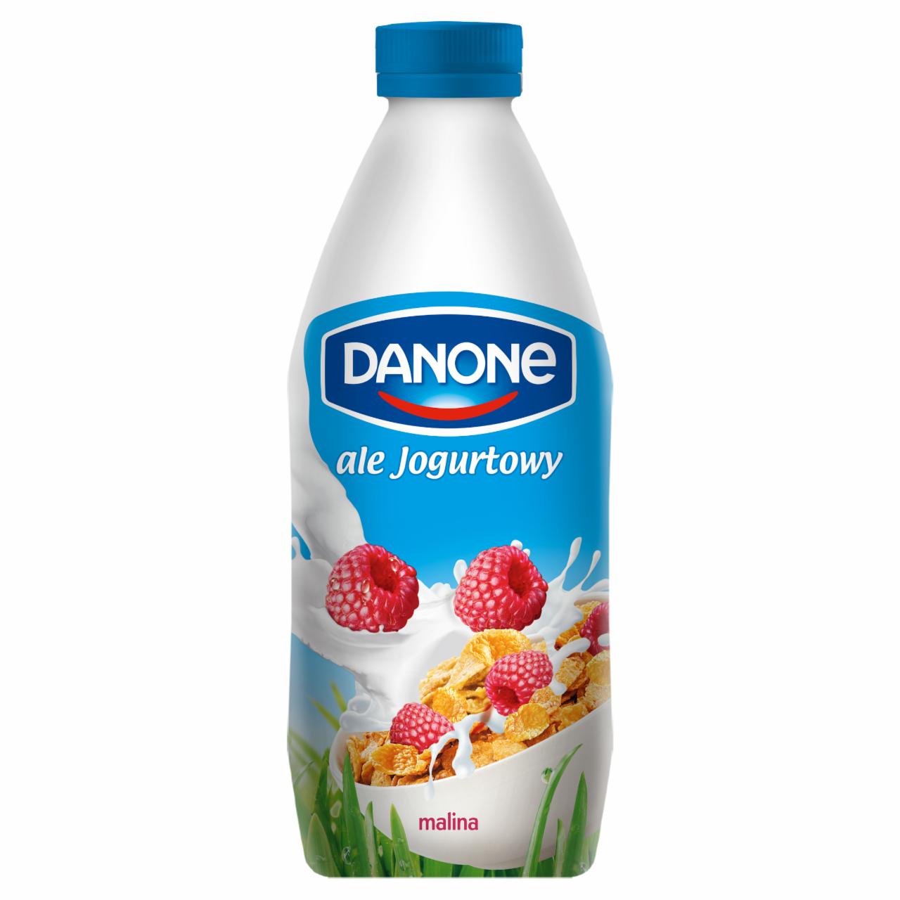 Zdjęcia - Danone ale Jogurtowy Malina Napój jogurtowy 750 g