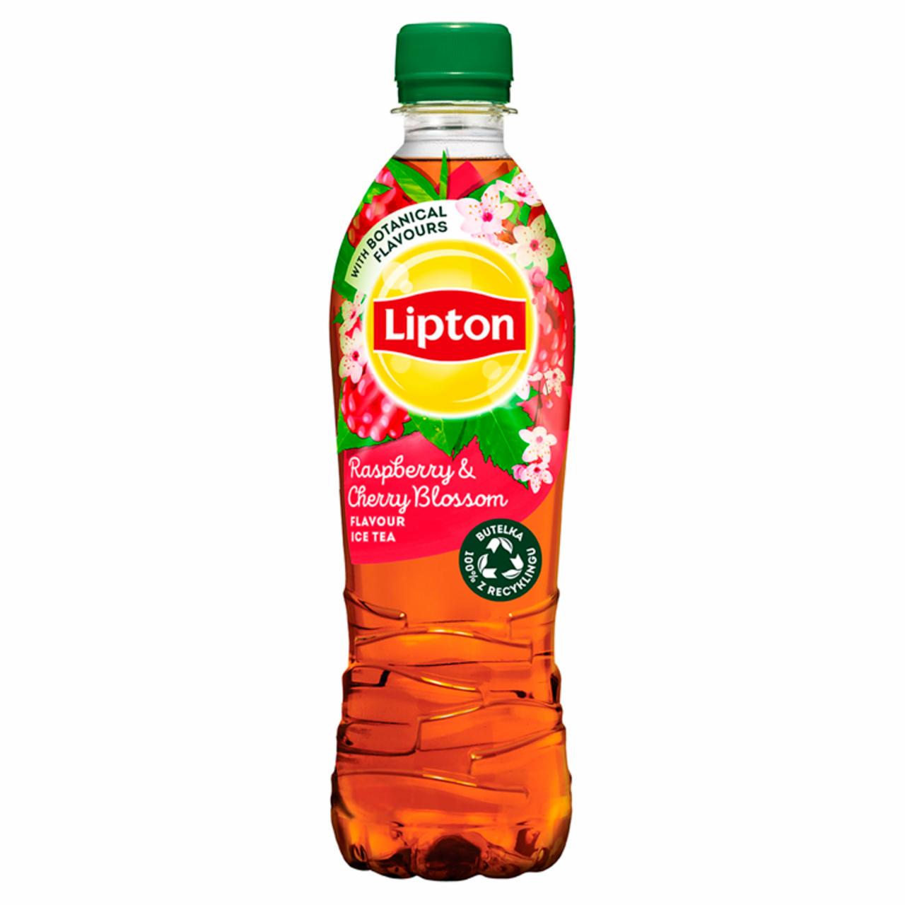 Zdjęcia - Lipton Ice Tea Raspberry & Cherry Blossom Napój niegazowany 500 ml