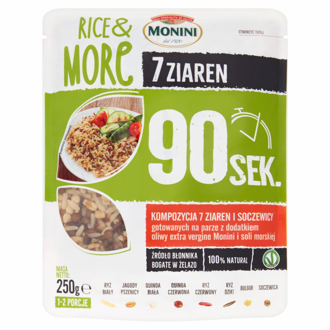 Zdjęcia - Monini Rice & More Miks 7 ziaren i soczewicy 250 g