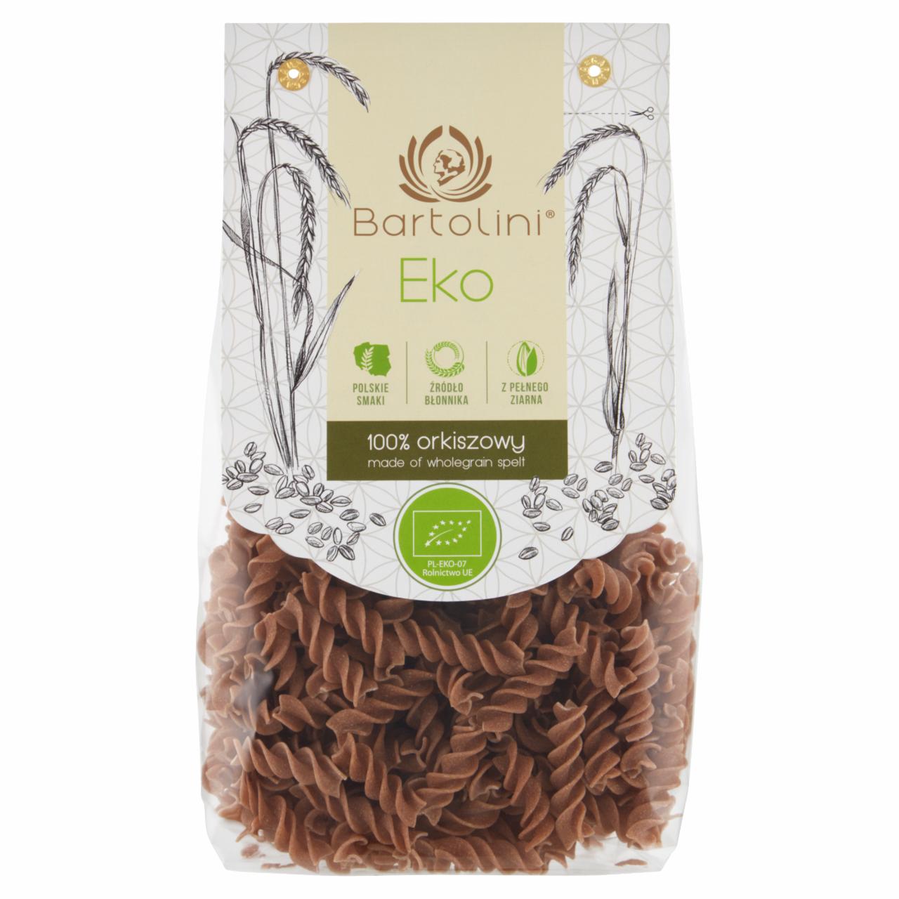 Zdjęcia - Bartolini Eko Makaron 100% orkiszowy świderek nr 2 250 g