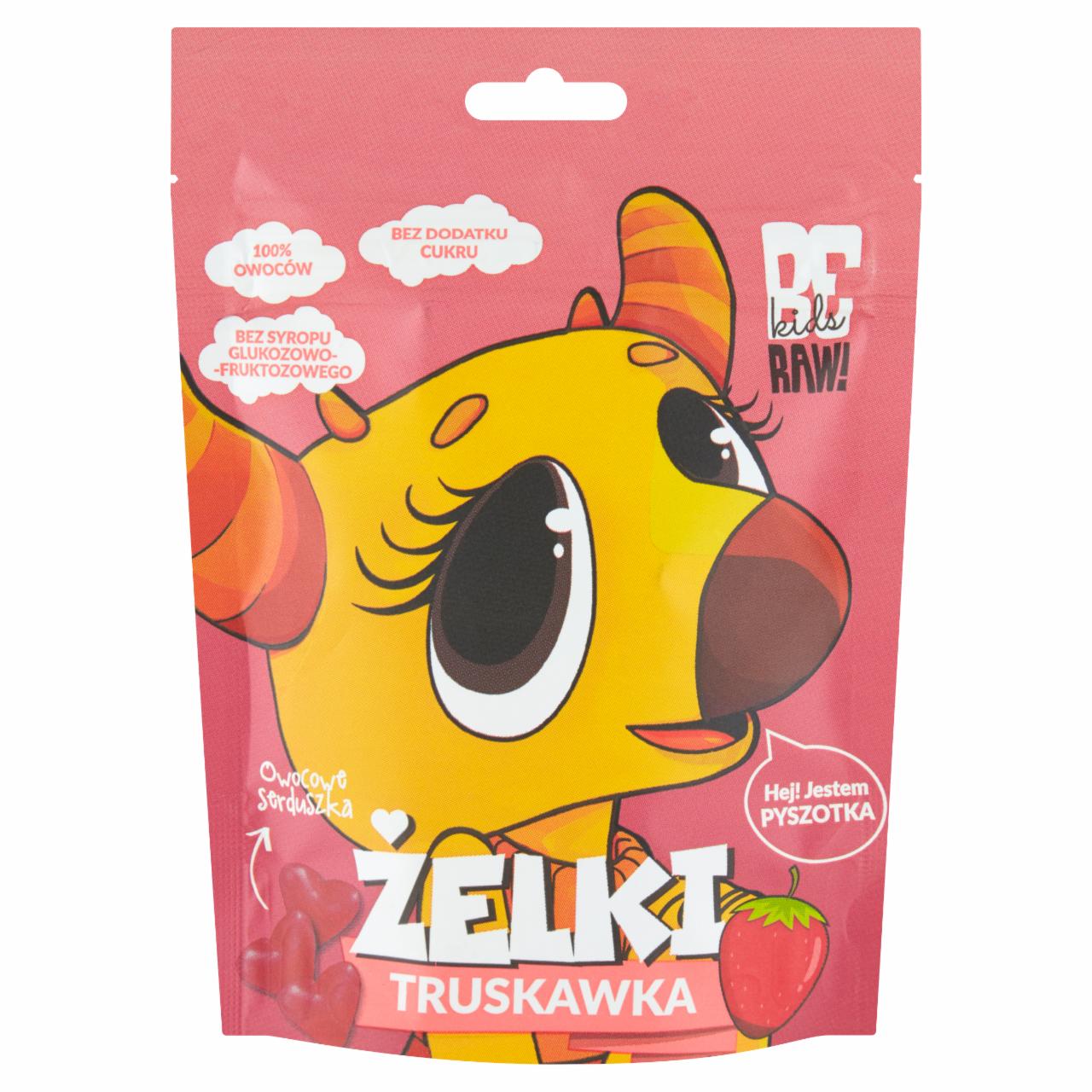 Zdjęcia - Be Raw! Kids Żelki truskawka 35 g