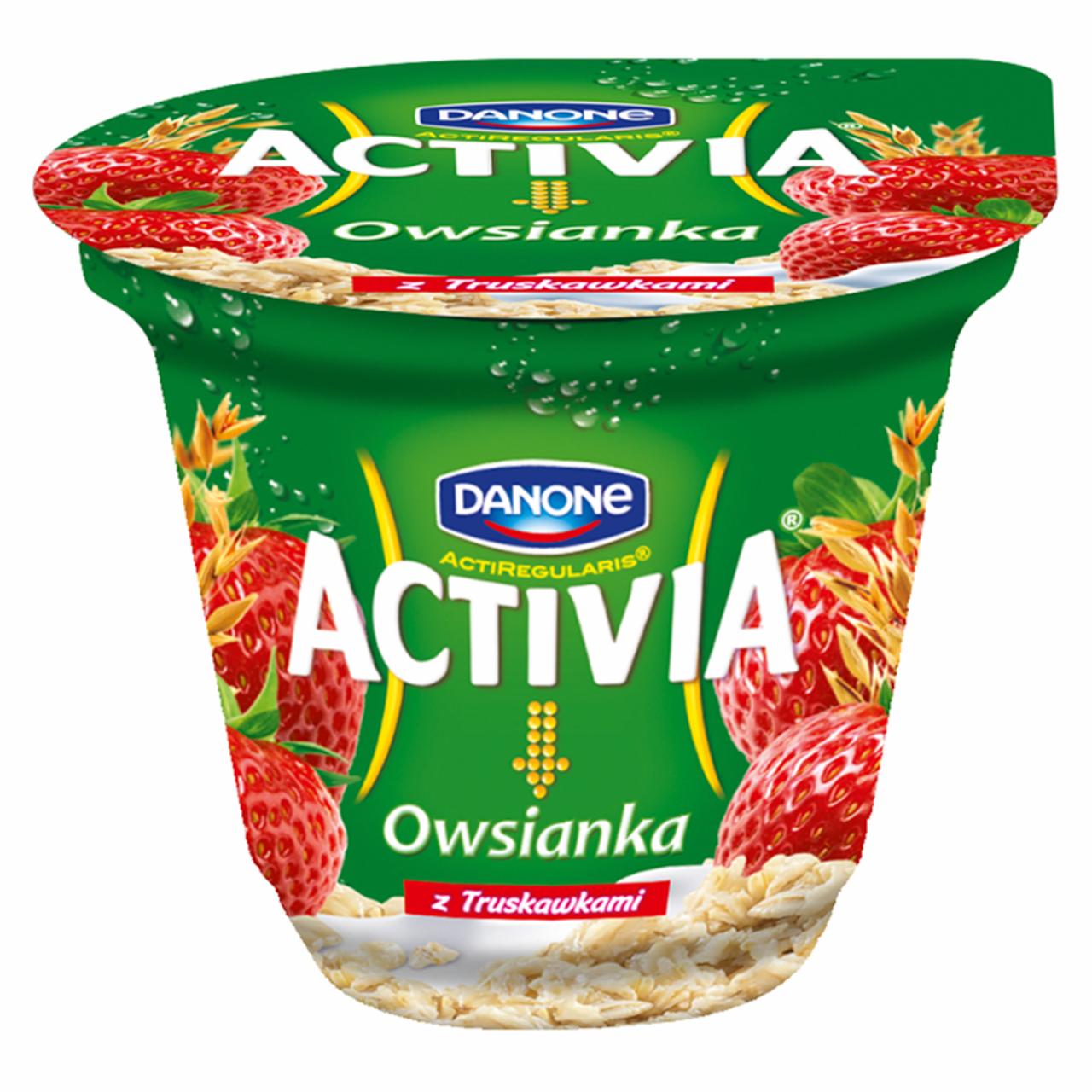 Zdjęcia - Danone Activia Owsianka z truskawkami 190 g