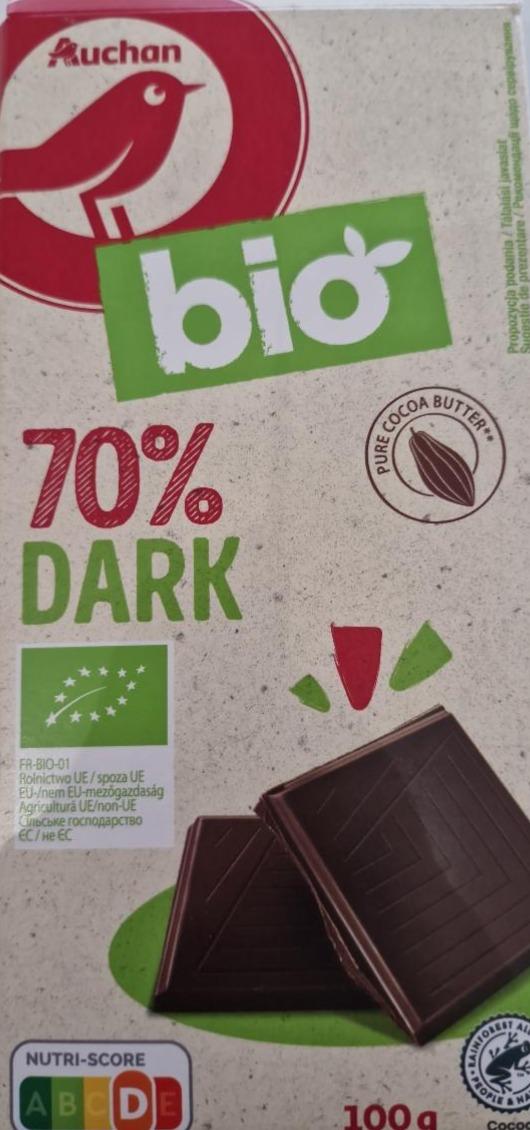 Zdjęcia - Bio 70% dark Auchan