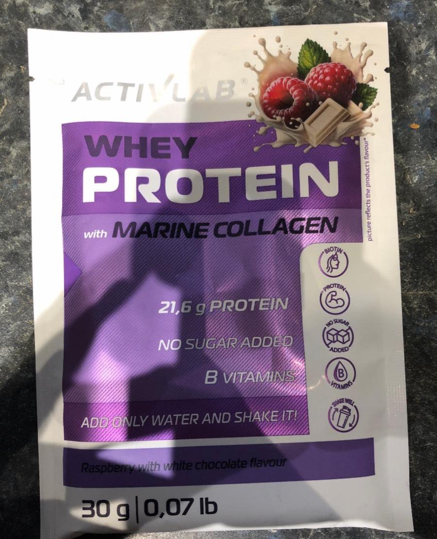 Zdjęcia - Whey protein with marine collagen Activlab