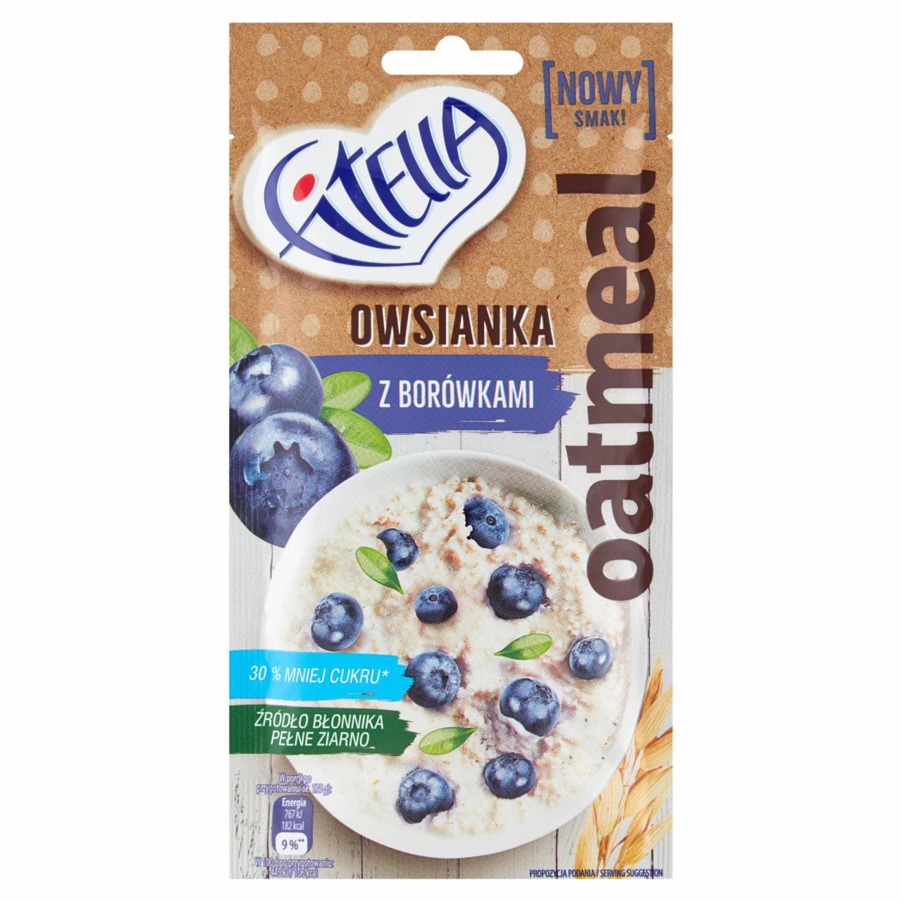 Zdjęcia - Fitella Owsianka z borówkami 50 g