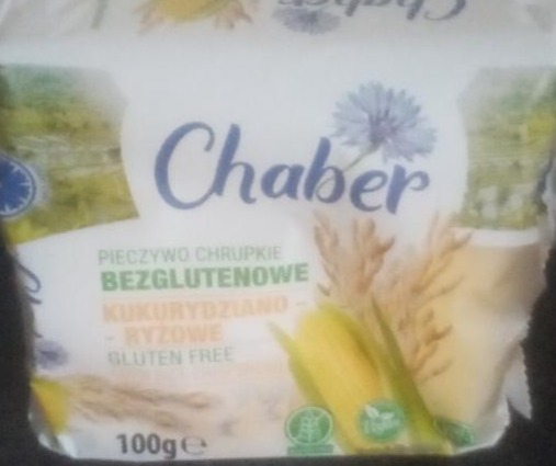 Zdjęcia - Chaber Pieczywo chrupkie bezglutenowe kukurydziano-ryżowe 100 g