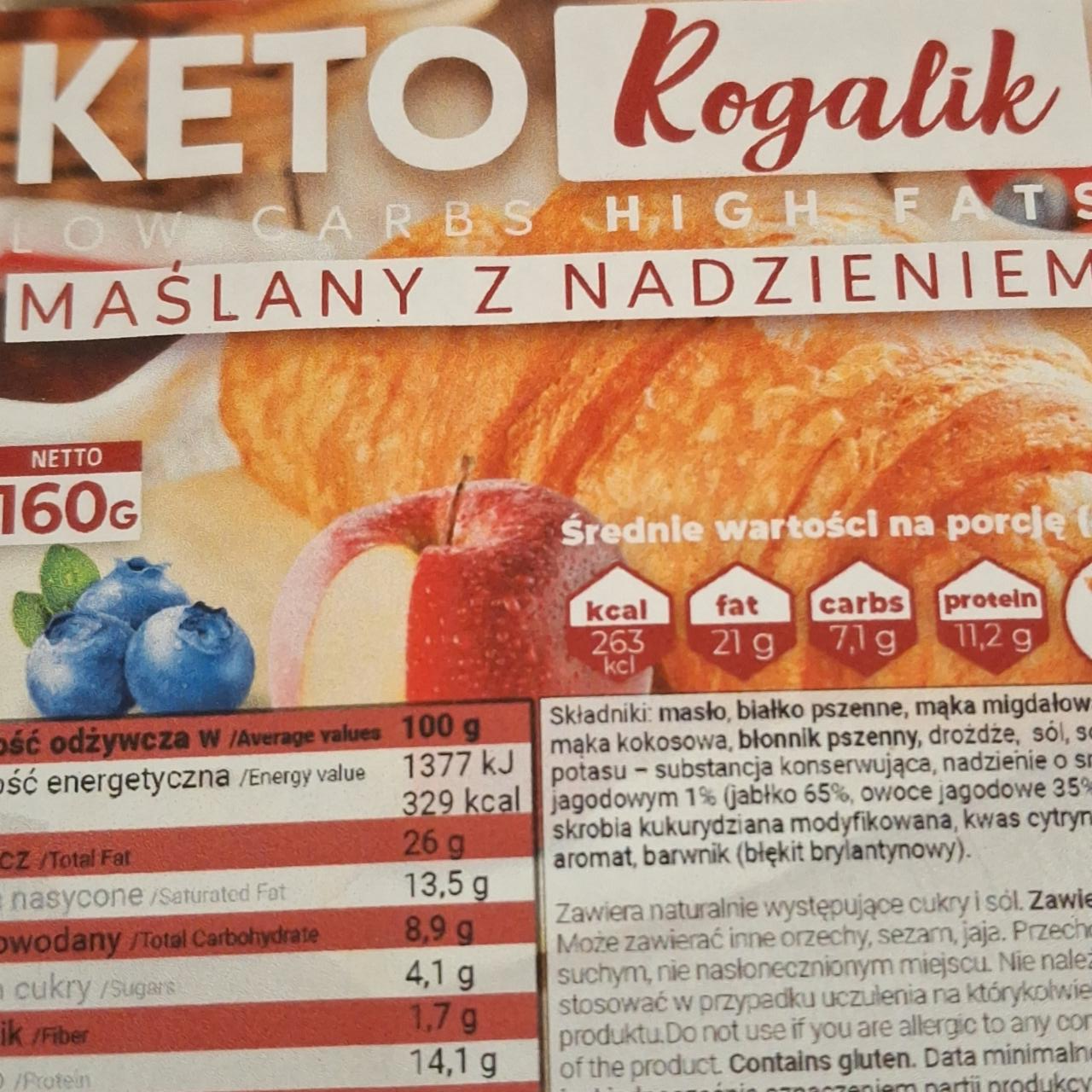Zdjęcia - Keto Rogalik maślany z nadzieniem CambioLabs