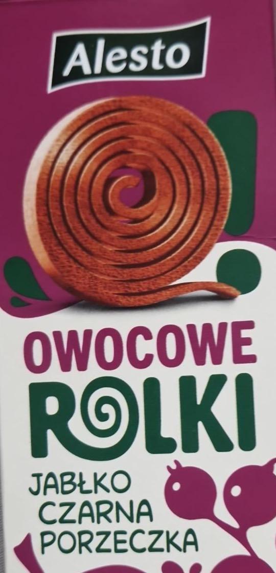 Zdjęcia - Owocowe rolki jabłko czarna porzeczka Alesto