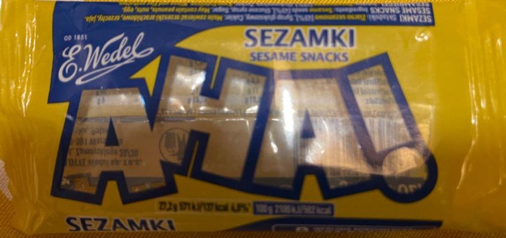 Zdjęcia - E. Wedel Aha! Sezamki 27,2 g