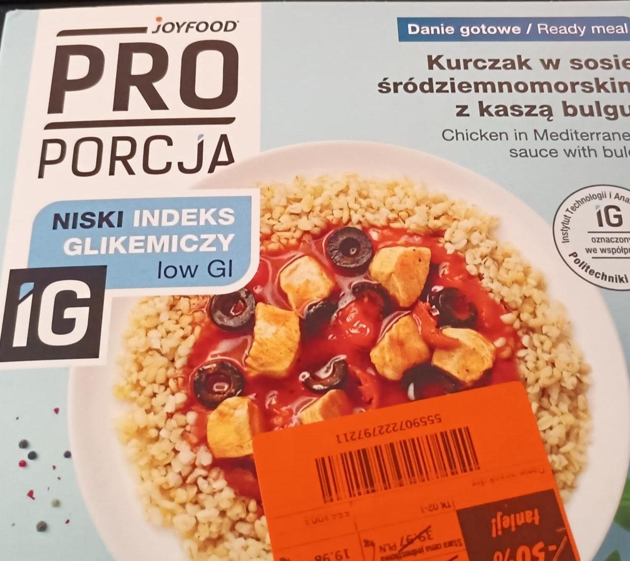 Zdjęcia - Kurczak w sosie śródziemnomorskim z kaszą bulgur Joyfood
