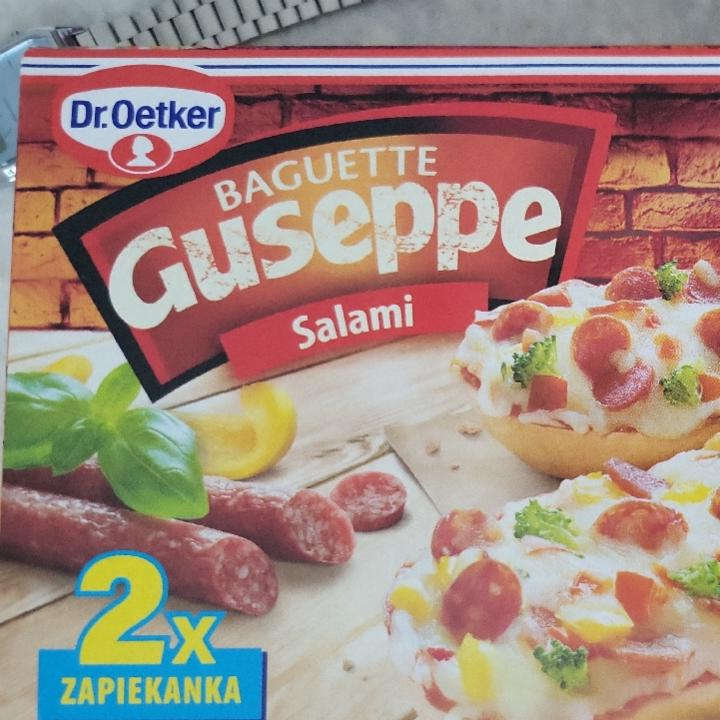 Zdjęcia - Dr. Oetker Guseppe Zapiekanka z salami serem edamskim i warzywami 250 g (2 x 125 g)
