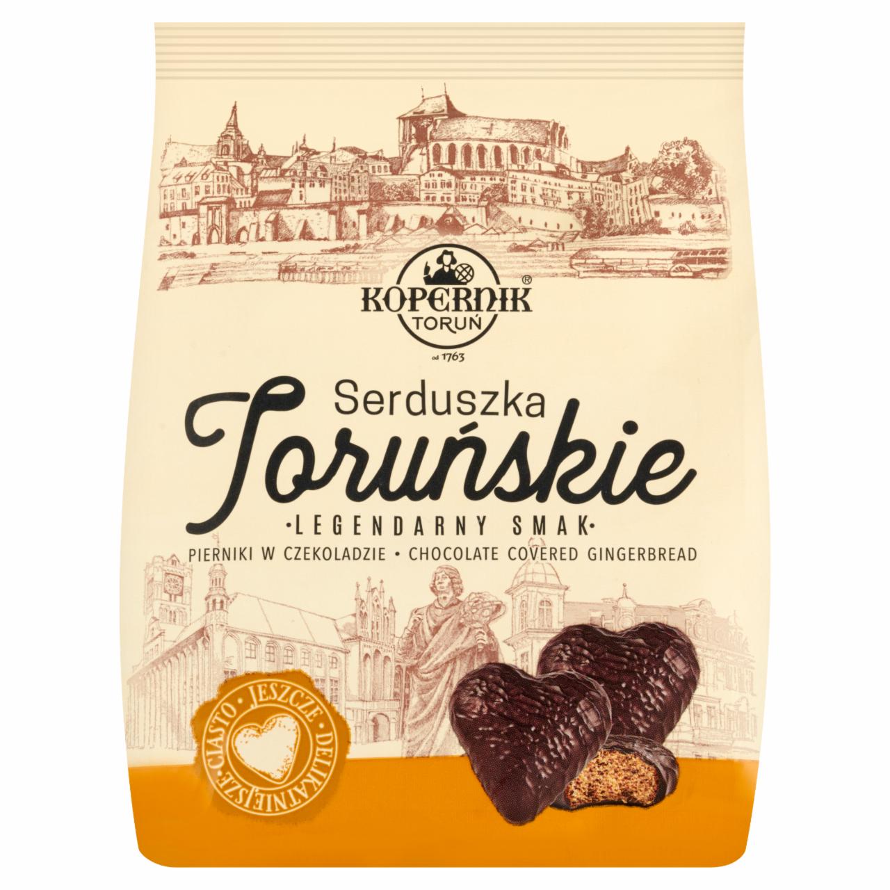 Zdjęcia - Kopernik Serduszka toruńskie pierniki w czekoladzie 144 g