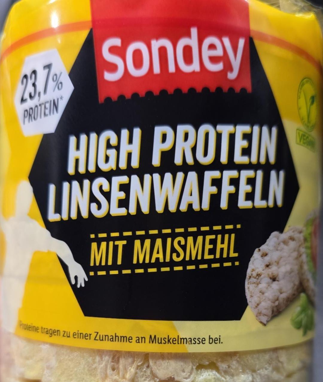 Zdjęcia - High protein linsenwaffeln mit maismehl Sondey