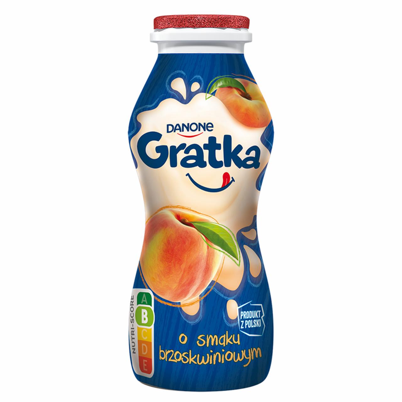 Zdjęcia - Gratka Produkt mleczny o smaku brzoskwiniowym 170 g
