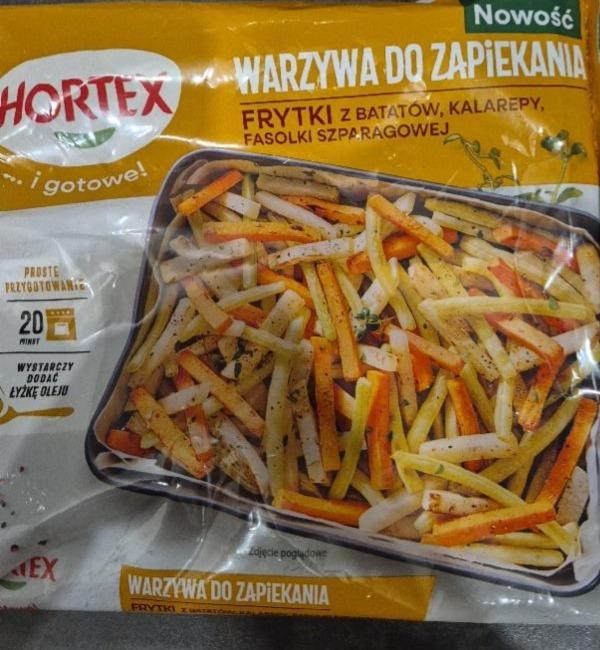 Zdjęcia - Warzywa do zapiekania frytki z batatów kalarepy fasoli szparagowej Hortex