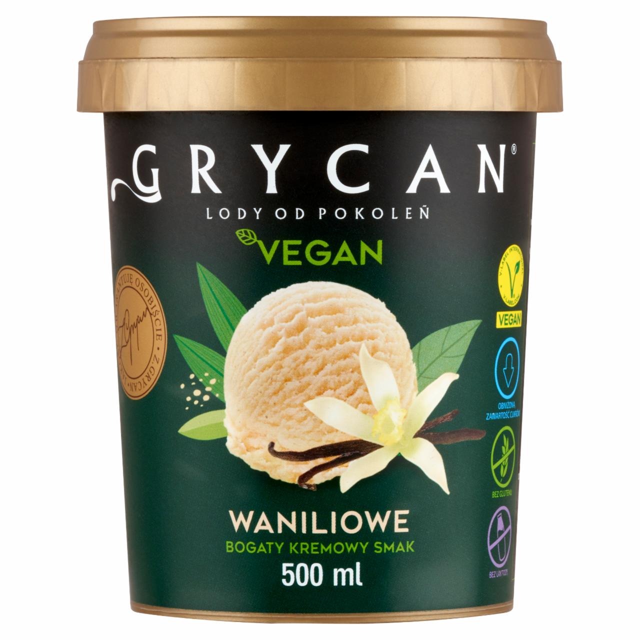 Zdjęcia - Grycan Vegan Lody waniliowe 500 ml