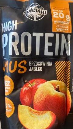 Zdjęcia - High protein mus brzoskwinia jabłko Solevita