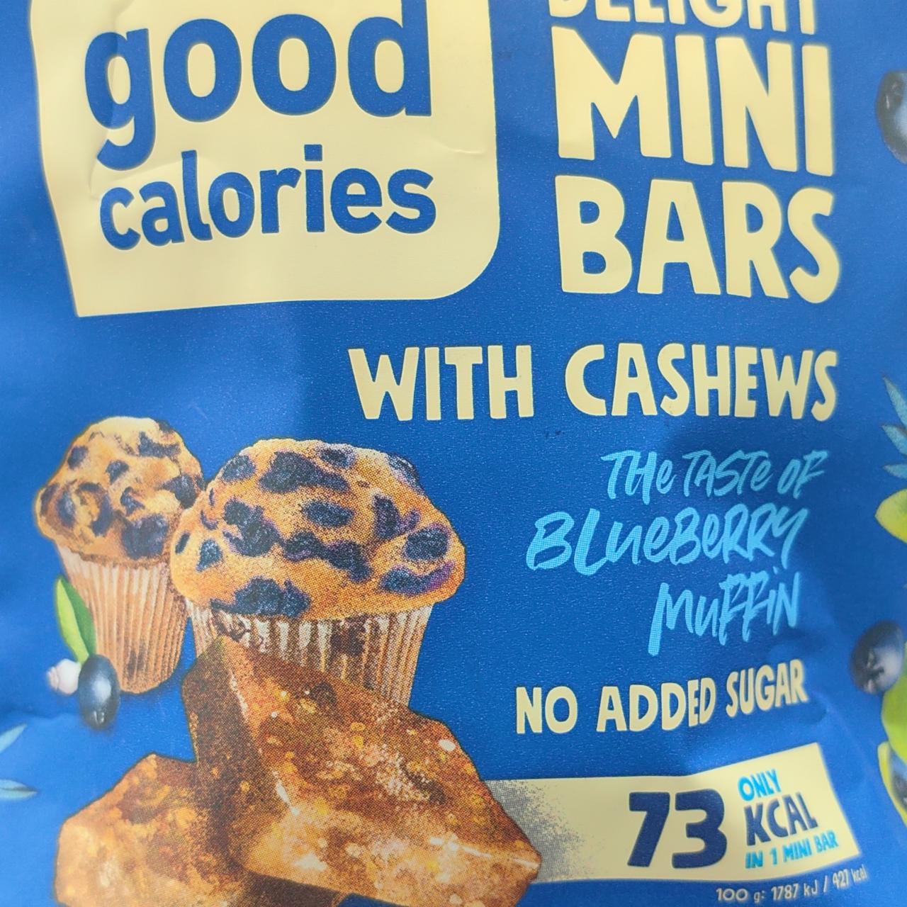 Zdjęcia - Mini Batoniki z nerkowców à la muffin jagodowy Dobra Kaloria