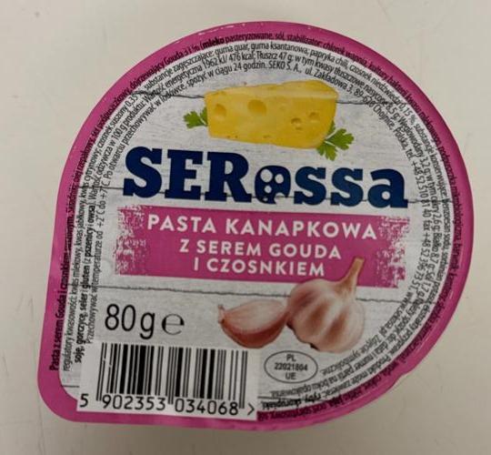 Zdjęcia - Pasta kanapkowa z serem gouda i czosnkiem Serossa