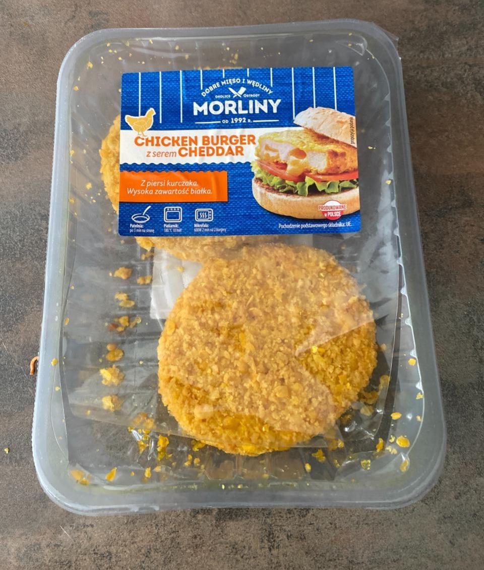 Zdjęcia - Chicken burger z serem cheddar Morliny
