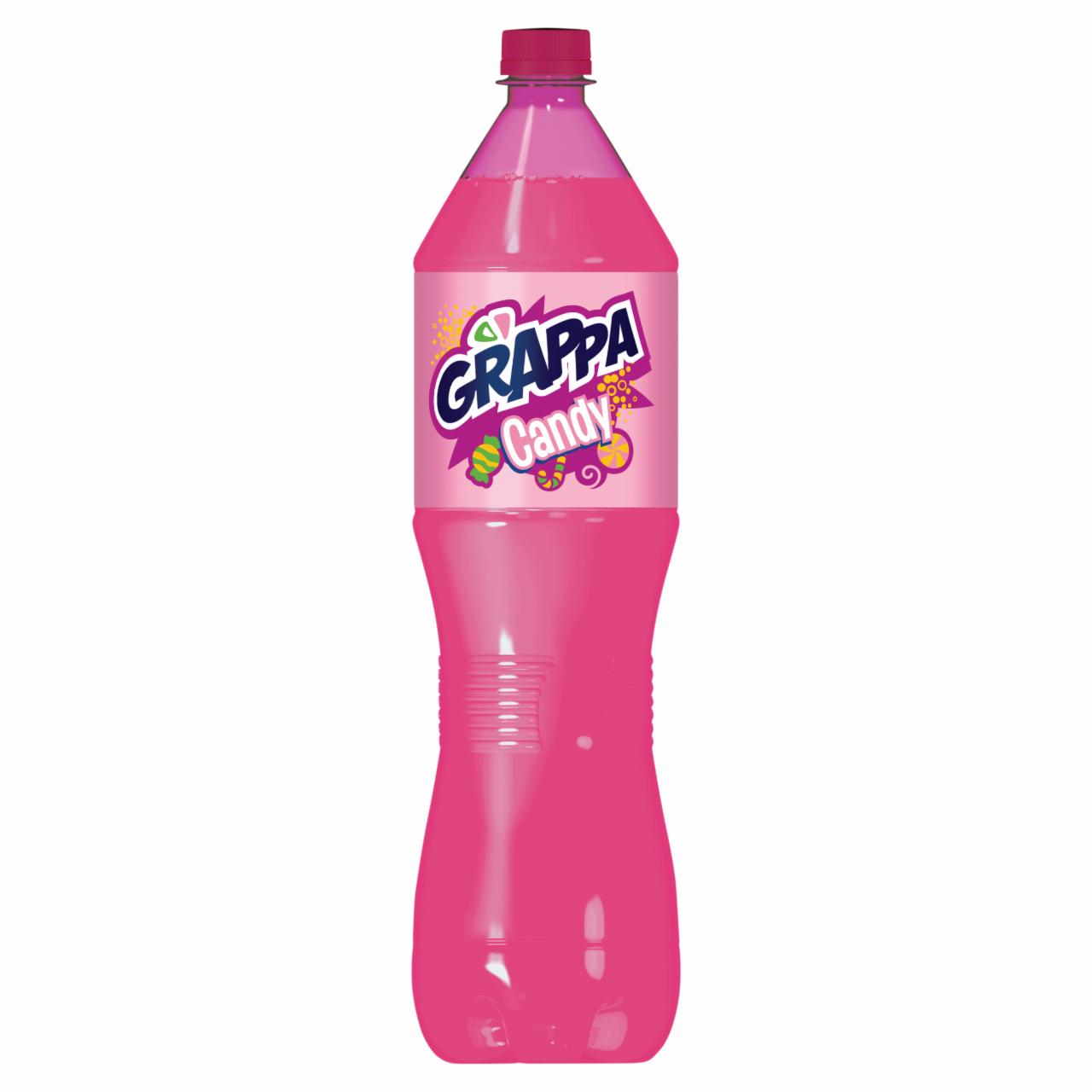 Zdjęcia - Grappa Candy Napój gazowany o smaku wieloowocowym z sokiem jabłkowym 1,5 l