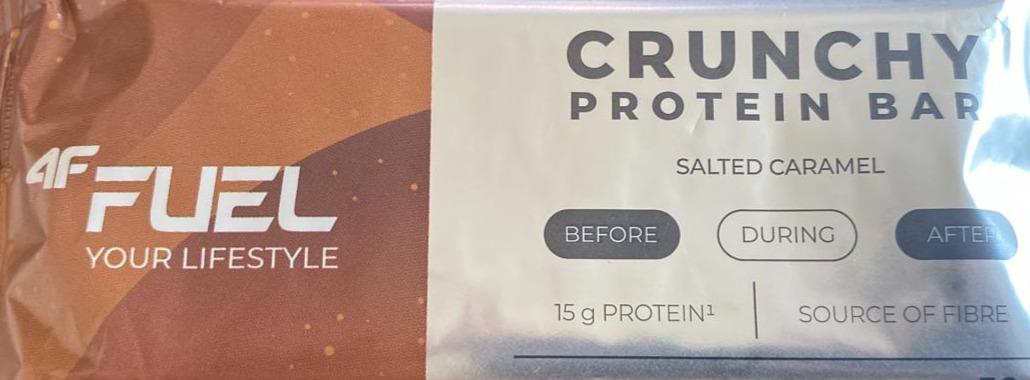 Zdjęcia - Protein bar crunchy salted caramel 4F Fuel