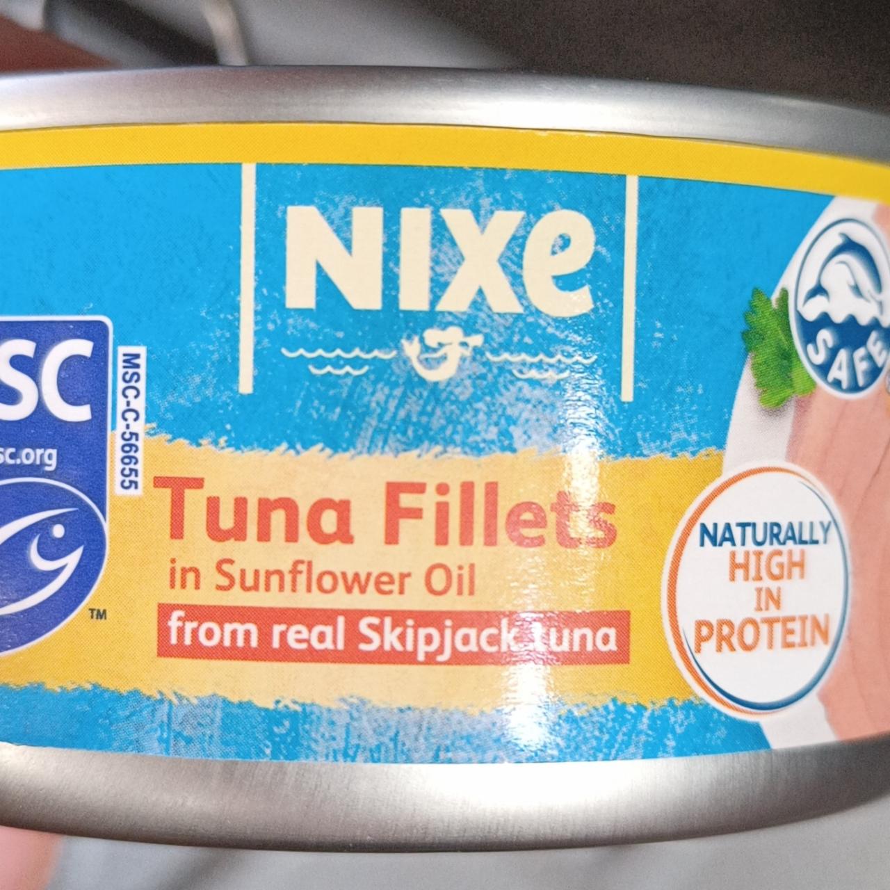 Zdjęcia - Tuna fillets in sunflower oil Nixe