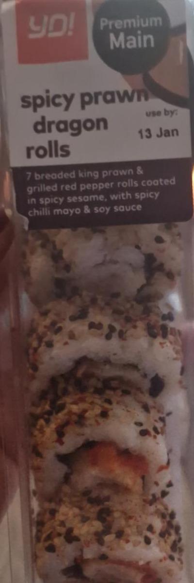 Zdjęcia - Spicy prawn dragon rolls Yo!