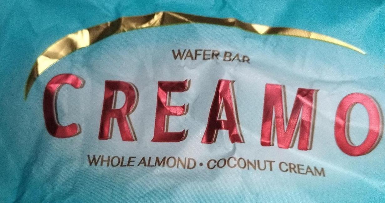 Zdjęcia - Wafer bar whole almond coconut cream Creamo