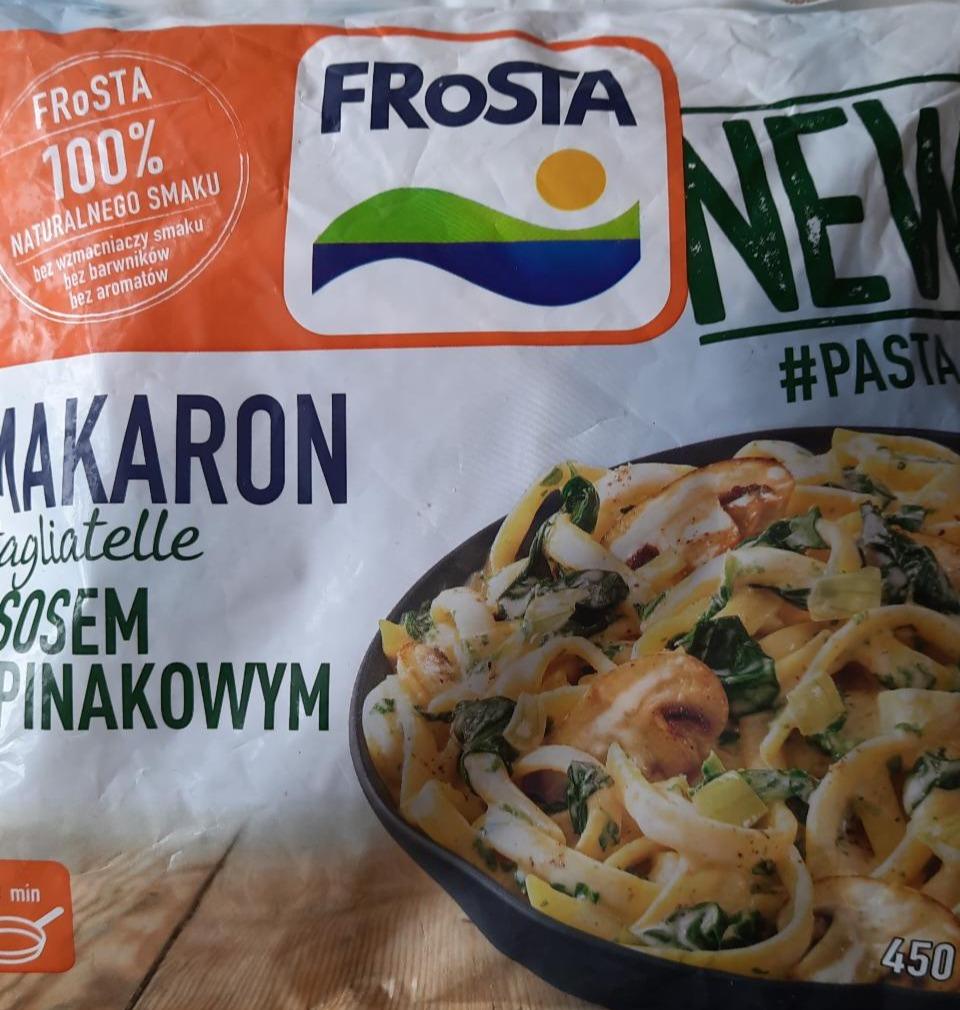 Zdjęcia - FRoSTA Makaron w sosie szpinakowym z pieczarkami 450 g