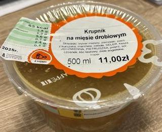 Zdjęcia - Krupnik na mięsie drobiowym Ślimak