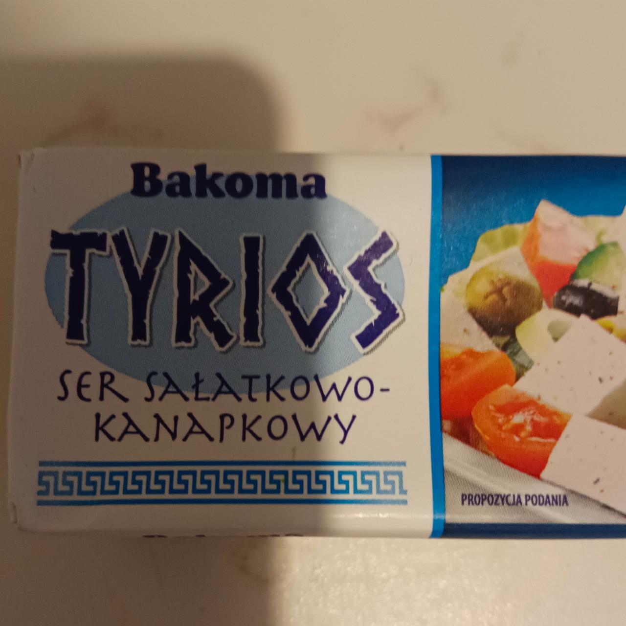 Zdjęcia - Bakoma Tyrios Ser sałatkowo-kanapkowy 200 g
