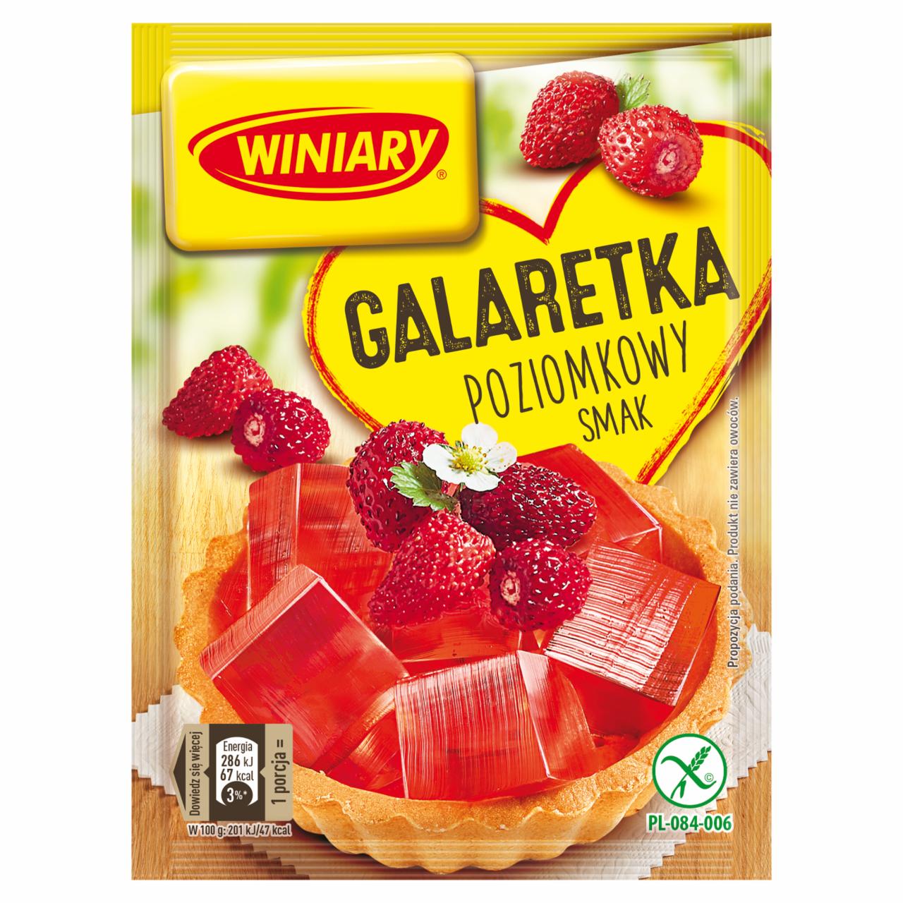Zdjęcia - Winiary Galaretka poziomkowy smak 71 g