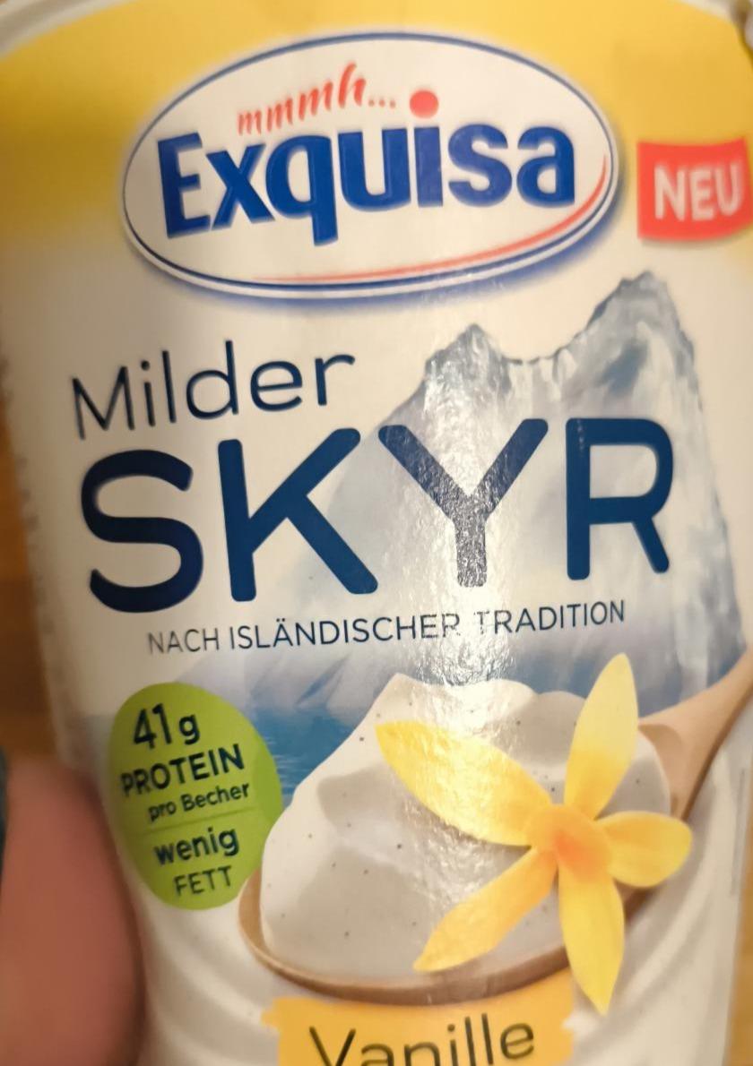 Zdjęcia - Milder skyr vanille Exquisa