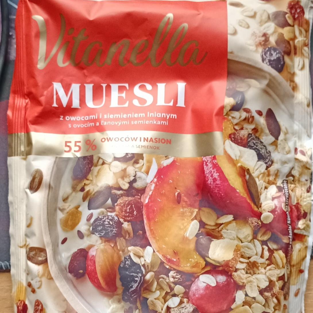 Zdjęcia - Muesli z owocami i siemieniem lnianym Vitanella