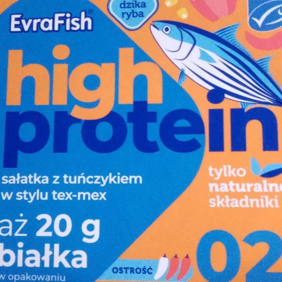Zdjęcia - High protein sałatka z tuńczykiem w stylu tex mex Evrafish