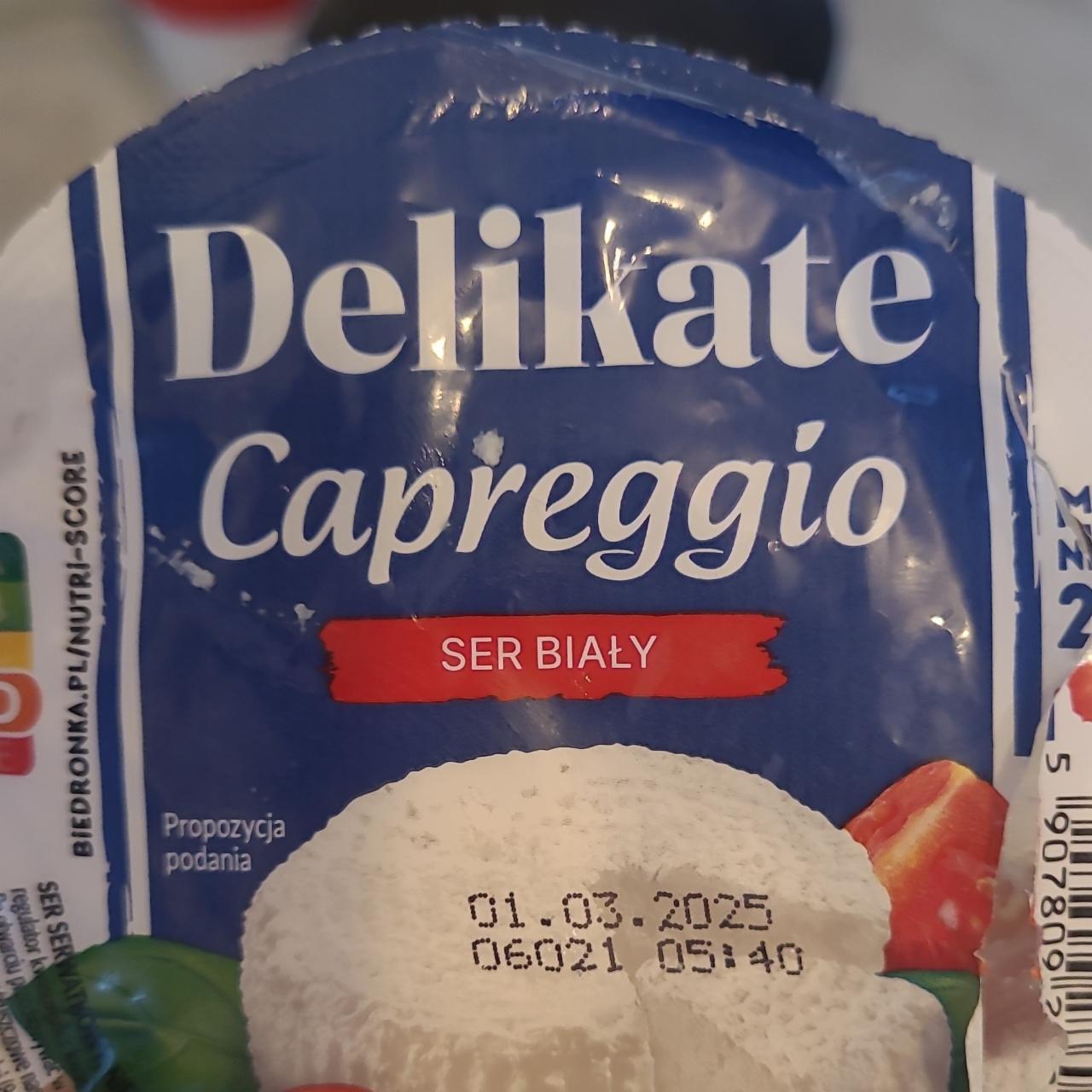 Zdjęcia - Capreggio ser biały Delikate