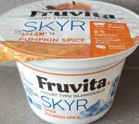 Zdjęcia - Jogurt typu islandzkiego skyr smak pumpkin spice Fruvita