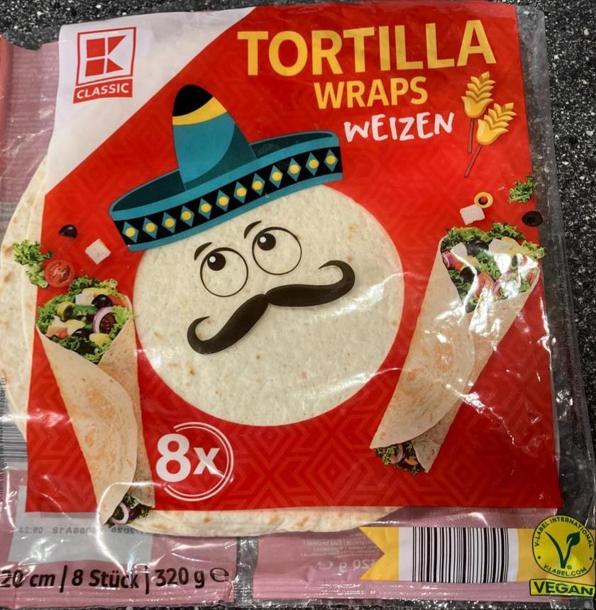 Zdjęcia - Tortilla wraps weizen K-Classic