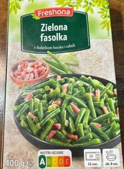 Zdjęcia - Zielona fasolka z dodatkiem boczku i cebuli Freshona