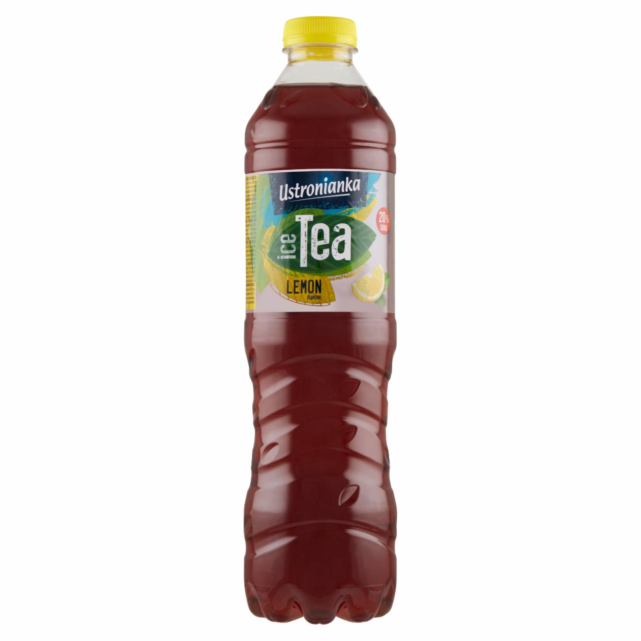 Zdjęcia - Ustronianka Ice Tea Napój niegazowany o smaku cytrynowym 500 ml